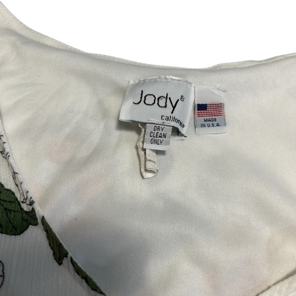 Jody California Midi Floral Dress Sz Lrg - Picture 9 of 14